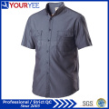 Venta al por mayor de camisas de trabajo mecánico de manga corta Workwear (YWS112)